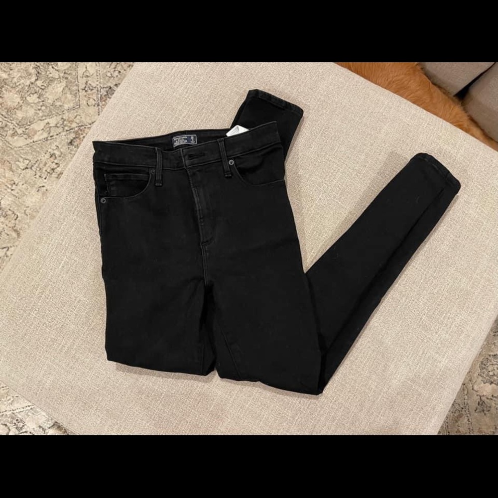abercrombie black jeans! never worn!
